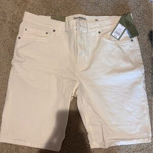 NWT! Goodfellow & Co Cream Jean Shorts for Men